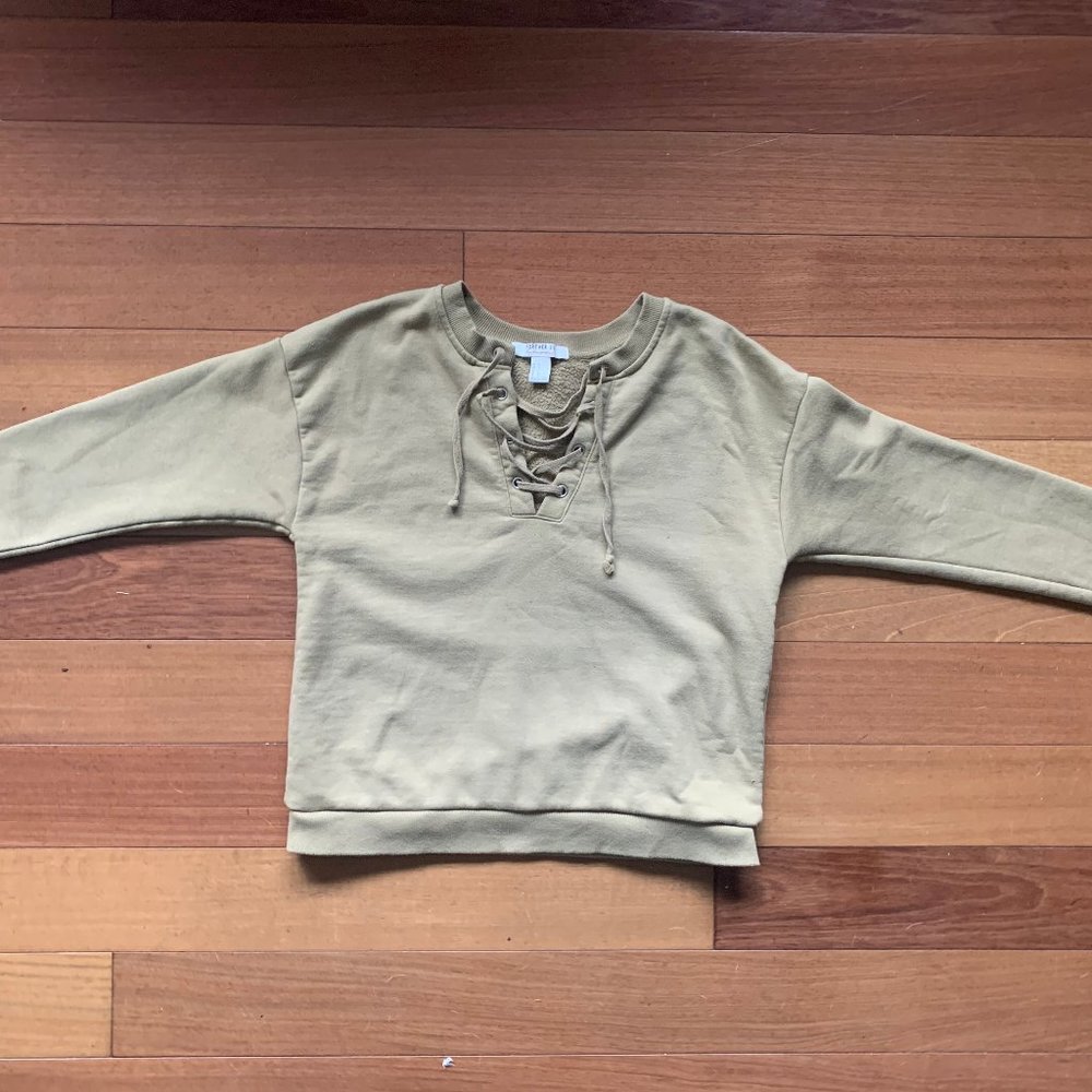 Forever 21 Tied Up Sweatshirt